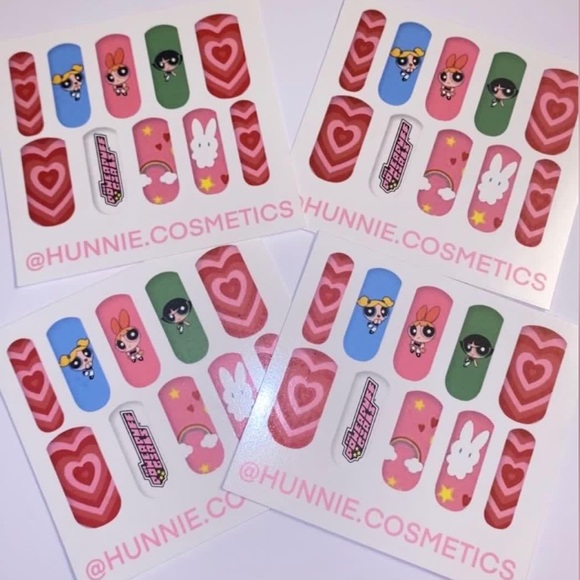Nail decals! Powerpuff girls | 1 sheet - Picture 1 of 4